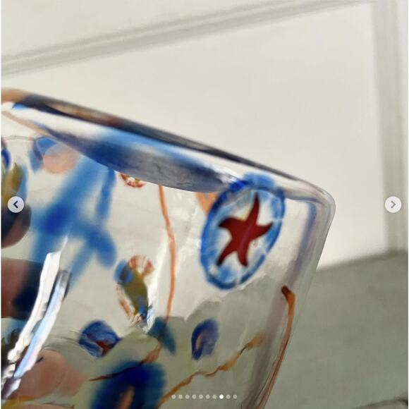 Vintage Signed Millefiori Art Glass Tumbler Ursa Major Hand Made in France - Picture 8 of 10